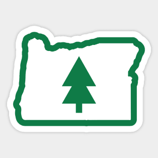 Oregon Hiking Sticker